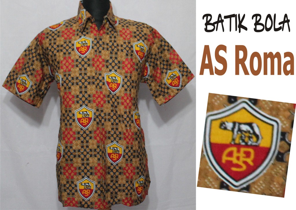 grosir batik  bola  as roma primisima jual batik  online  