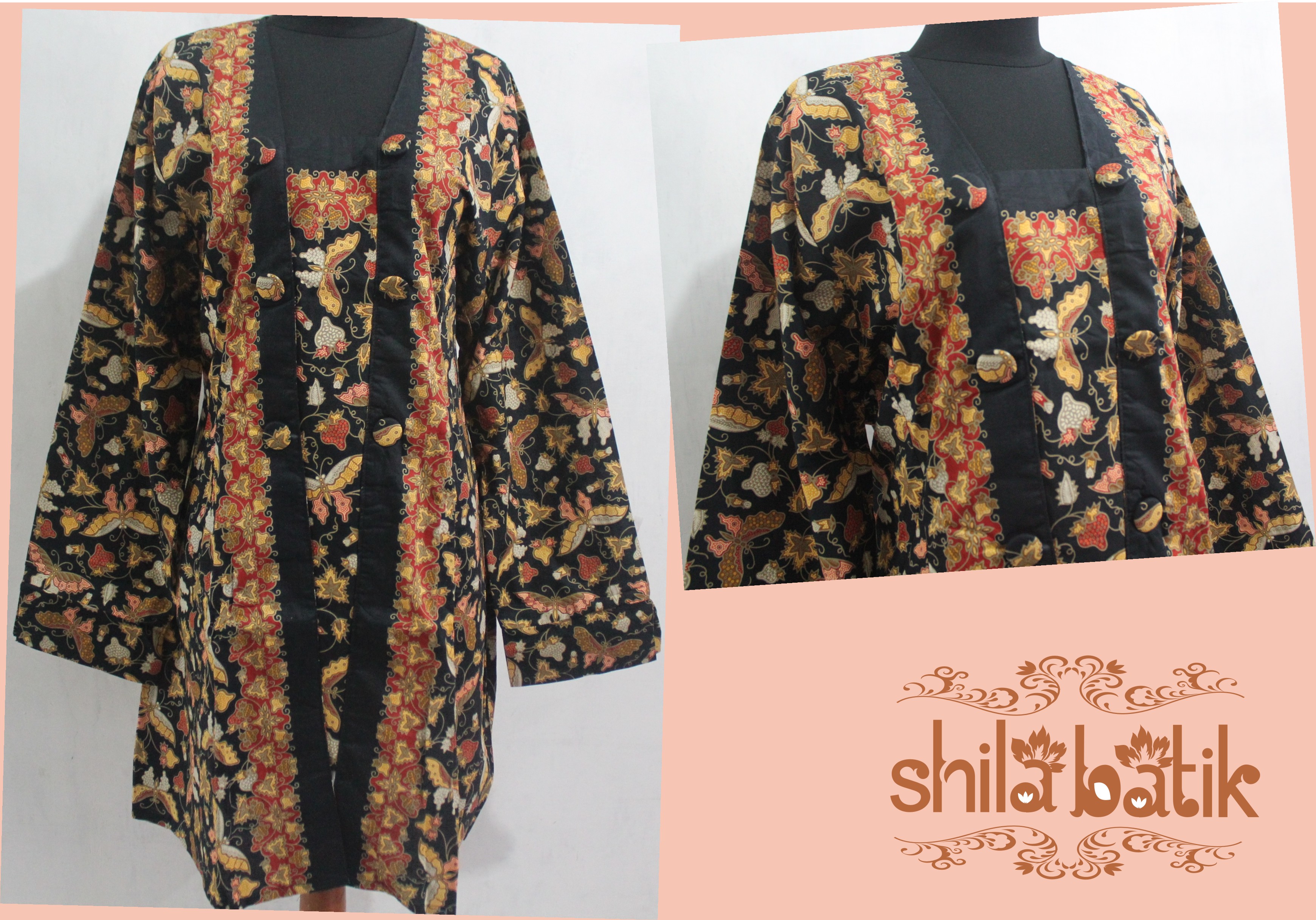 Model Dress Batik Modern Ukuran Besar Terbaru  Baju Batik